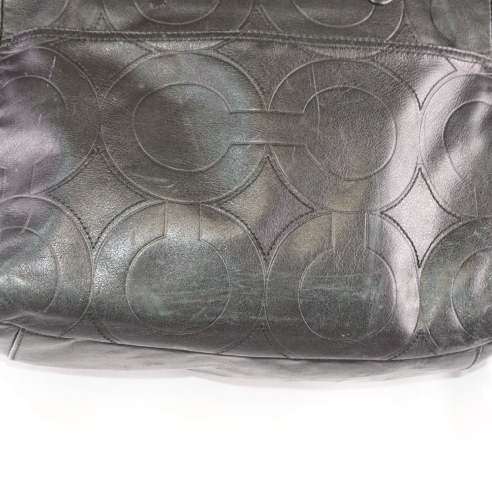 COACH Black Mia Embossed Leather Bag, E1069-15731 - Picture 7 of 11